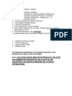Lista de Útiles Escolares 4 PDF