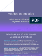 aplicacion Aceites esenciales