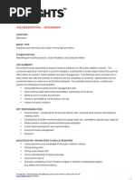 Download Wrights job description - intern position by WrightsPR SN163070530 doc pdf