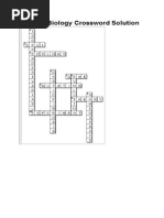 Ans Crossword Intro to Bio