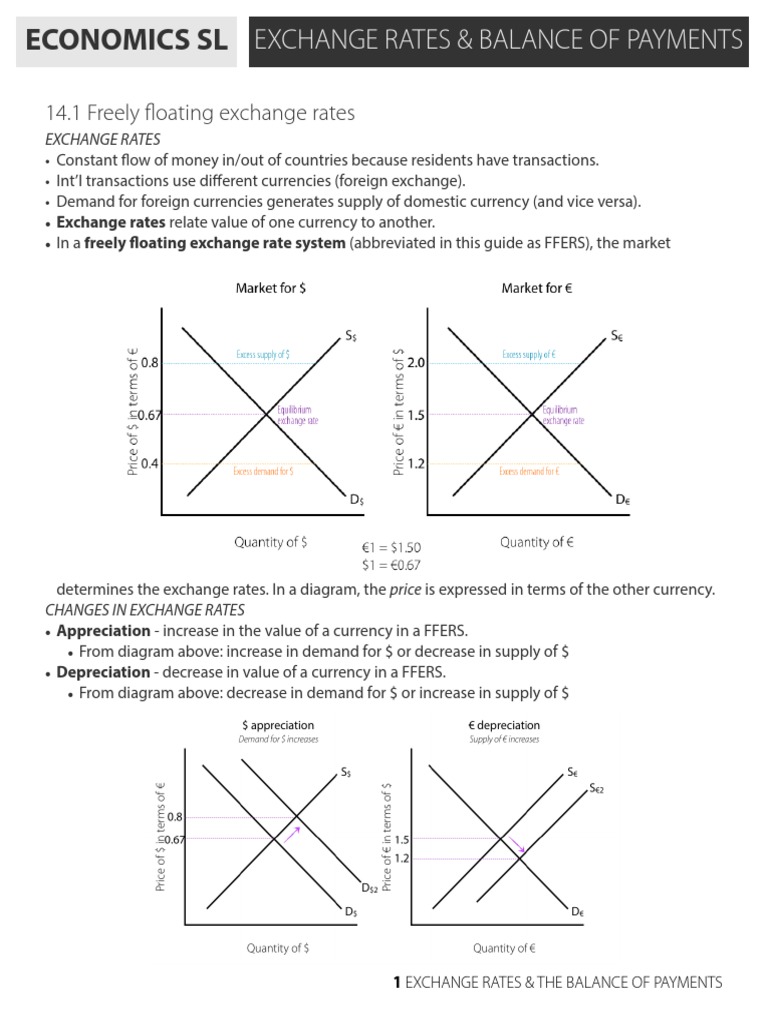 Exchange Rates and Balance of Payments | PDF | Capital Account ...