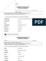 Control Lenguaje y Comunicación 7º