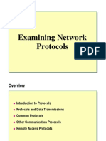 Examinig NetworkProtocols