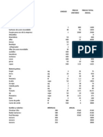 Balance Formulacion