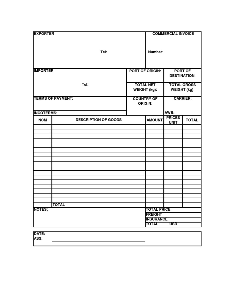 Commercial Invoice | PDF | Business