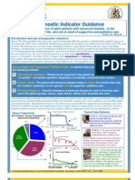 Prognostic Indicators Guidance Paper