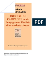 35676-EUSKADIE BEAUDELAIRE-Journal de Campagne Ou de Lengagement Idealiste Dun Modeste Citoyen - (InLibroVeritas - Net)