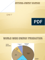 Non Conventional Energy Resources