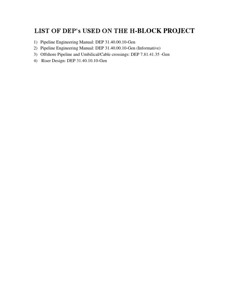 H-Block Project Engineering DEPs | PDF | Computers | Technology ...