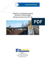 Guideline For Estimating Structural Damping of Railway Bridges Background Document D5.2-S2