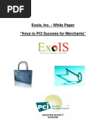 Exois, Inc. - White Paper "Keys To PCI Success For Merchants"