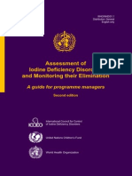 Assessment of Iodine Deficiency Disorders and Monitoring Their Elimination