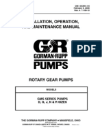 Installation, Operation, and Maintenance Manual: Gms Series Pumps D, G, J, N & R Sizes