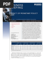 Download CW Impact of Monetary Policy 2009 by rayvk18 SN16314263 doc pdf