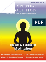 Art & Science of Meditation -  Your Spiritual Revolution - Issue 1 - June 2007