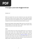 Download 5 Freeware Pengganti MATLAB by saifuddin_arief SN16314821 doc pdf