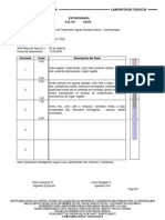 Estratigrafía de pozo de tratamiento de aguas