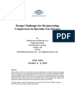 Design Challenges for Recip Compressors in Specialty Gas Services
