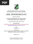 CONTOH SIJIL PENGHARGAAN