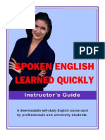 Spoken English Learned Quickly - Instructor's Guide