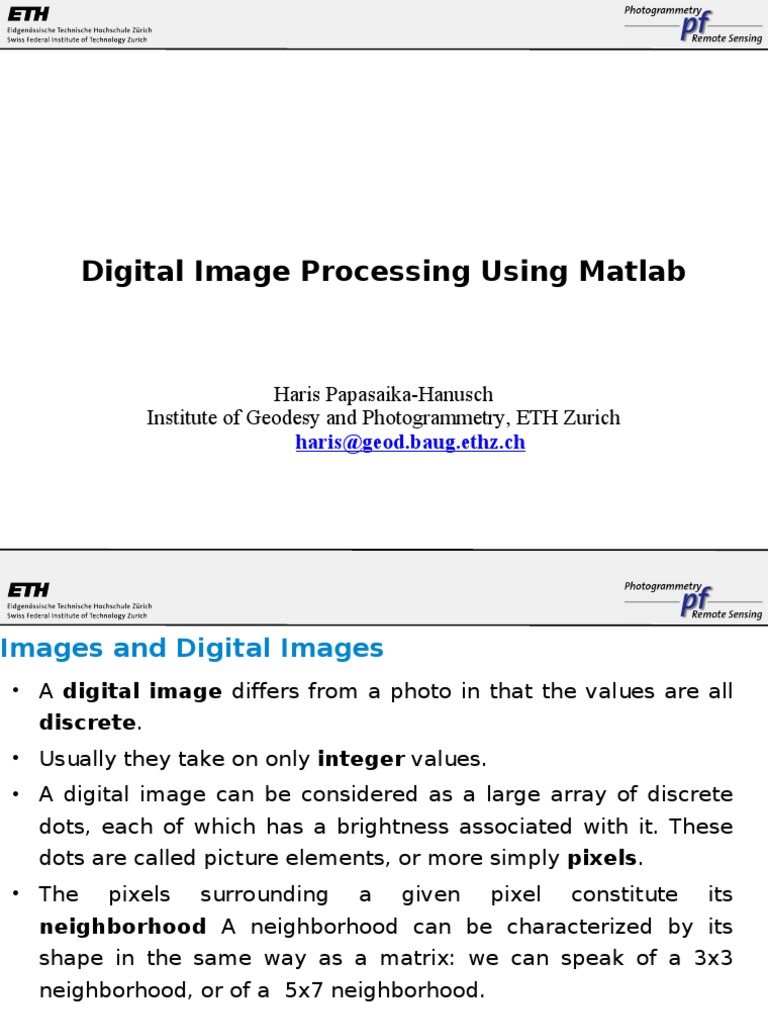 (Tutorial) Matlab Image Processing | PDF | Rgb Color Model | Image ...