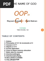 OOP in C++