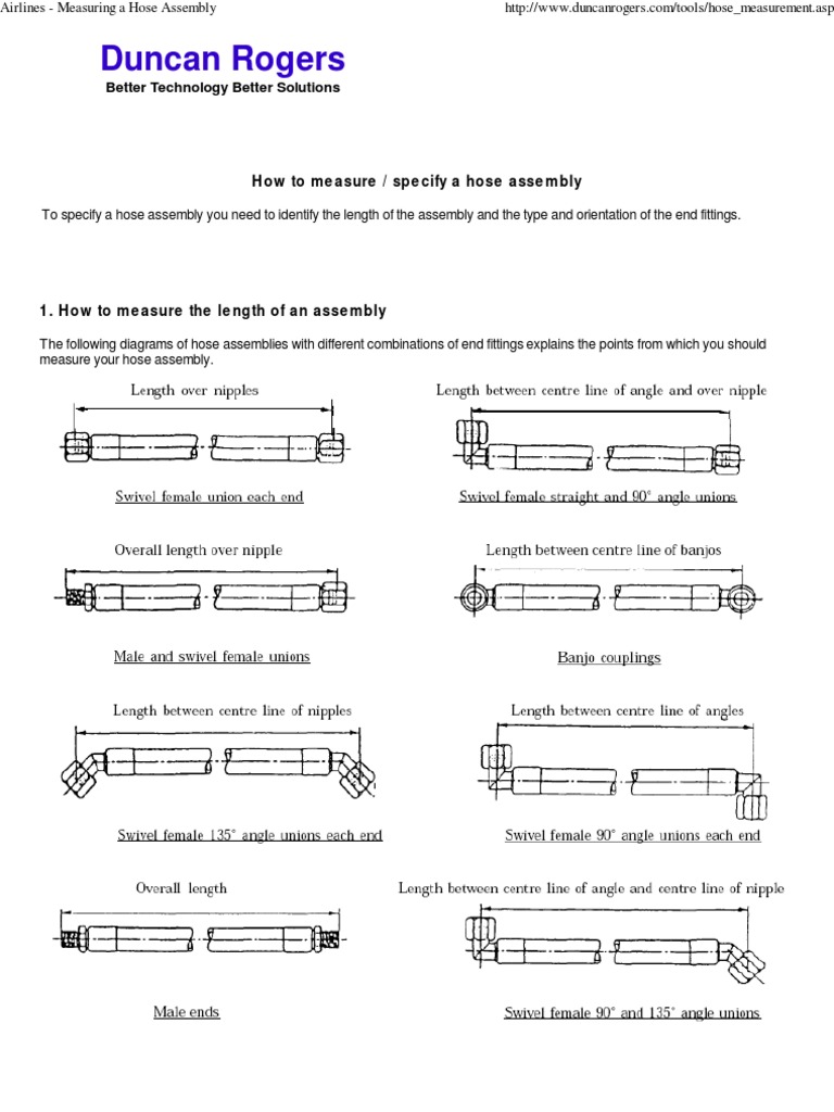 Airlines - Measuring A Hose Assembly | PDF | Angle | Teaching Mathematics