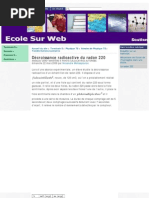 Download exo dcroissance radioactive du radon by beebac2009 SN16319601 doc pdf