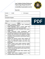 Borang Penilaian Sebelum Dan Selepas Pelaksanaan Program SPRM