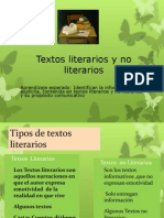 Textos Literarios y No Literarios