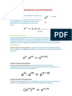 Propiedades de La Potenciación en R