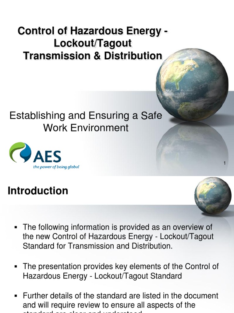 Lockout/Tagout Training Overview | PDF | Safety | Electrical Engineering