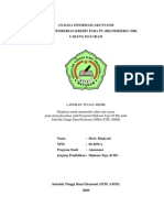 Download Analisis Informasi Akuntansi Terhadap Pemberian Kredit Di PT BRI Cabang Mataram by fachrez SN16322519 doc pdf