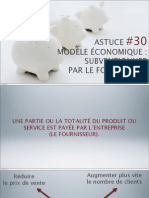 #30 Modèle Économique - Subventionner Par Le Fournisseur