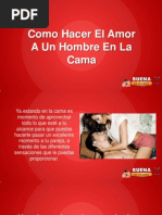 Como Hacer El Amor A Un Hombre en La Cama