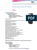 Samsung Monte Config MAIL