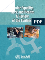 Gender Work Health