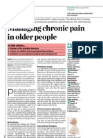 Managing Chronic Pain in Older People by Patrcia Schofield