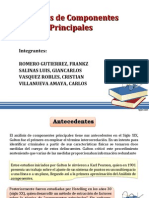 Analisis de Componentes Principales