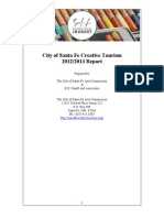 Santa Fe Creative Tourism 2012 / 2013 Report