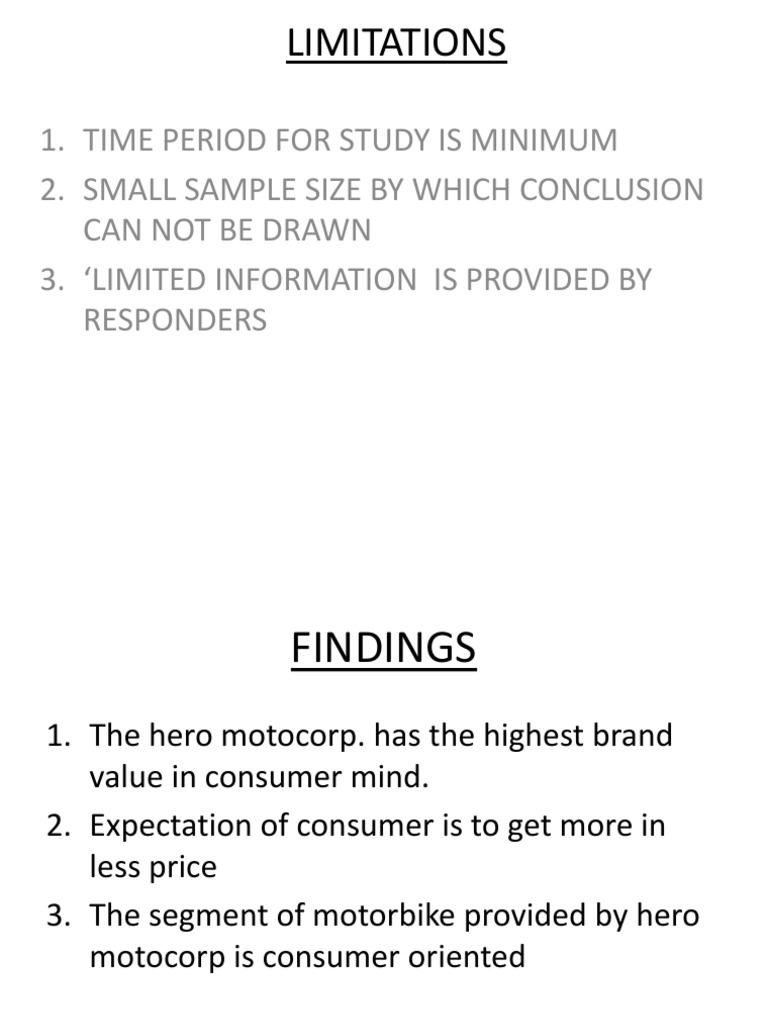 Limitations | PDF