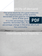 Price Elasticity of Demand