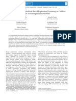 Does Gaze Direction Modulate Facial Expression Processing in Children With Autism Spectrum Disorder?