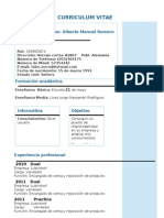 Curriculum Vitae Modelo4a Azul