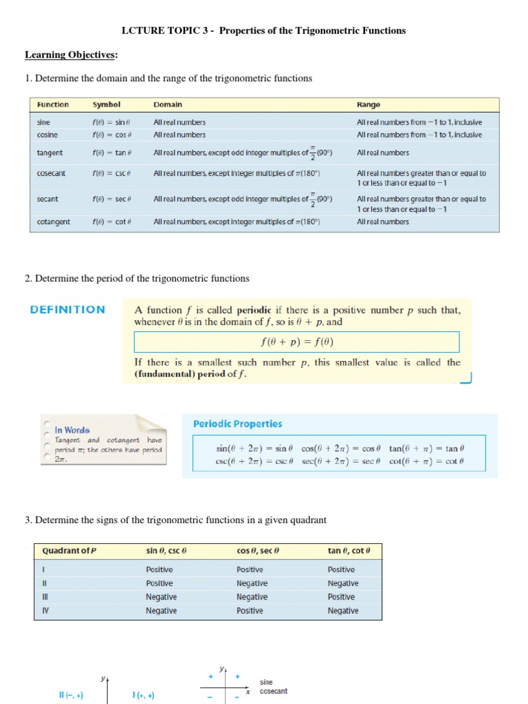 Lcture Topic 3 - Notes | PDF