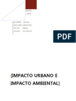 Impacto Urbano y Ambiental