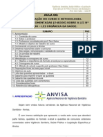 Ebook Vigilancia Sanitaria Saude Publica e Leg Especifica P Anvisa Tecnico em Regulacao Aula 00 Aula 00 24134