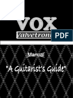 Valvetronix AD60VTX Manual