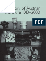 A History of Austrian Literature 1918 2000 Studies in German Literature Linguistics and Cultur