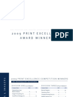 2009 Print Excellence Award Winners: The Printing and Imaging Association of Georgia'S